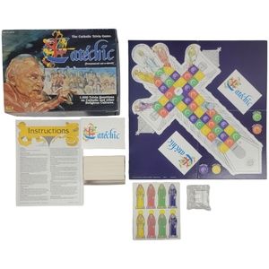 Catechic The Catholic Trivia Game COMPLETE**- Tyco 1991